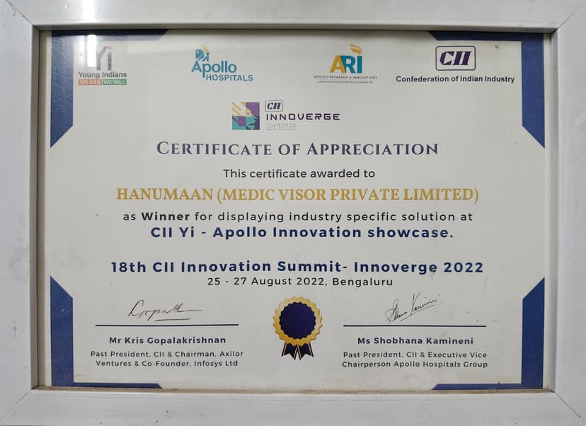 CII - Certificate of Appreciation